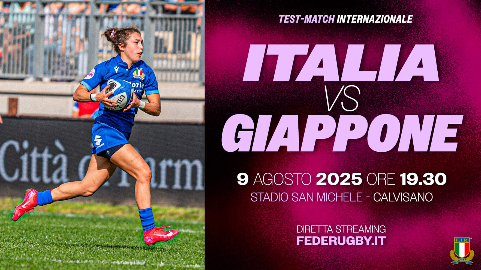 ITALIA FEMMINILE: SABATO 9 AGOSTO TEST MATCH CONTRO IL GIAPPONE A CALVISANO