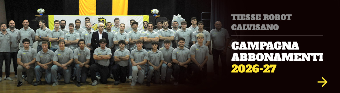 Campagna abbonamenti Rugby Calvisano
