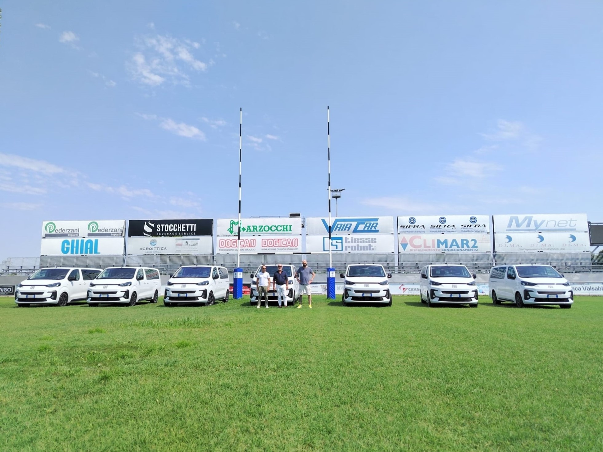 CLUB: PARTNERSHIP RINNOVATA CON 478 RENT E NUOVA FLOTTA DI VAN PER LE SQUADRE