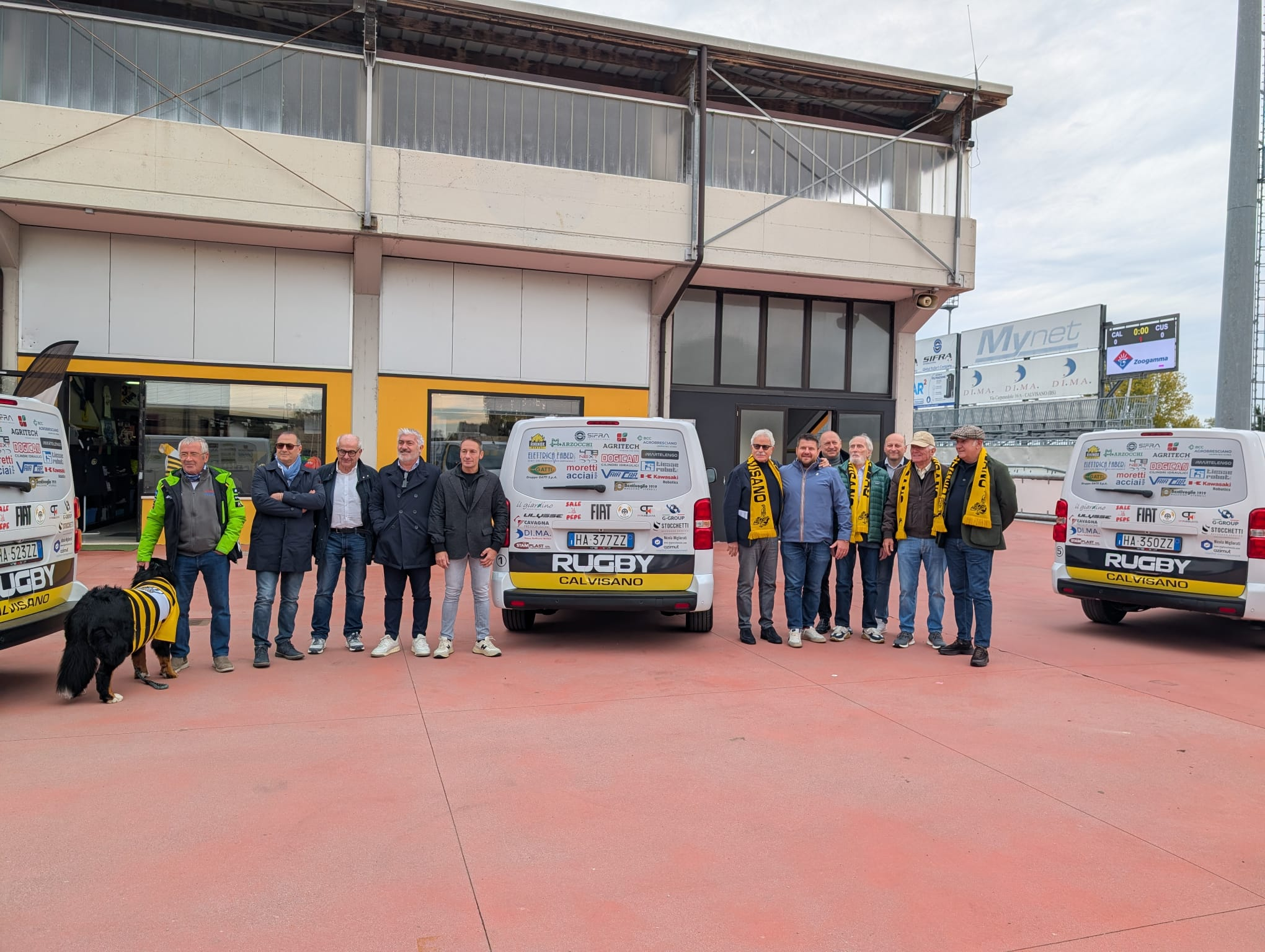 TIESSE ROBOT CALVISANO: UNA NUOVA FLOTTA DI PULMINI PER GLI ATLETI DEL SETTORE GIOVANILE